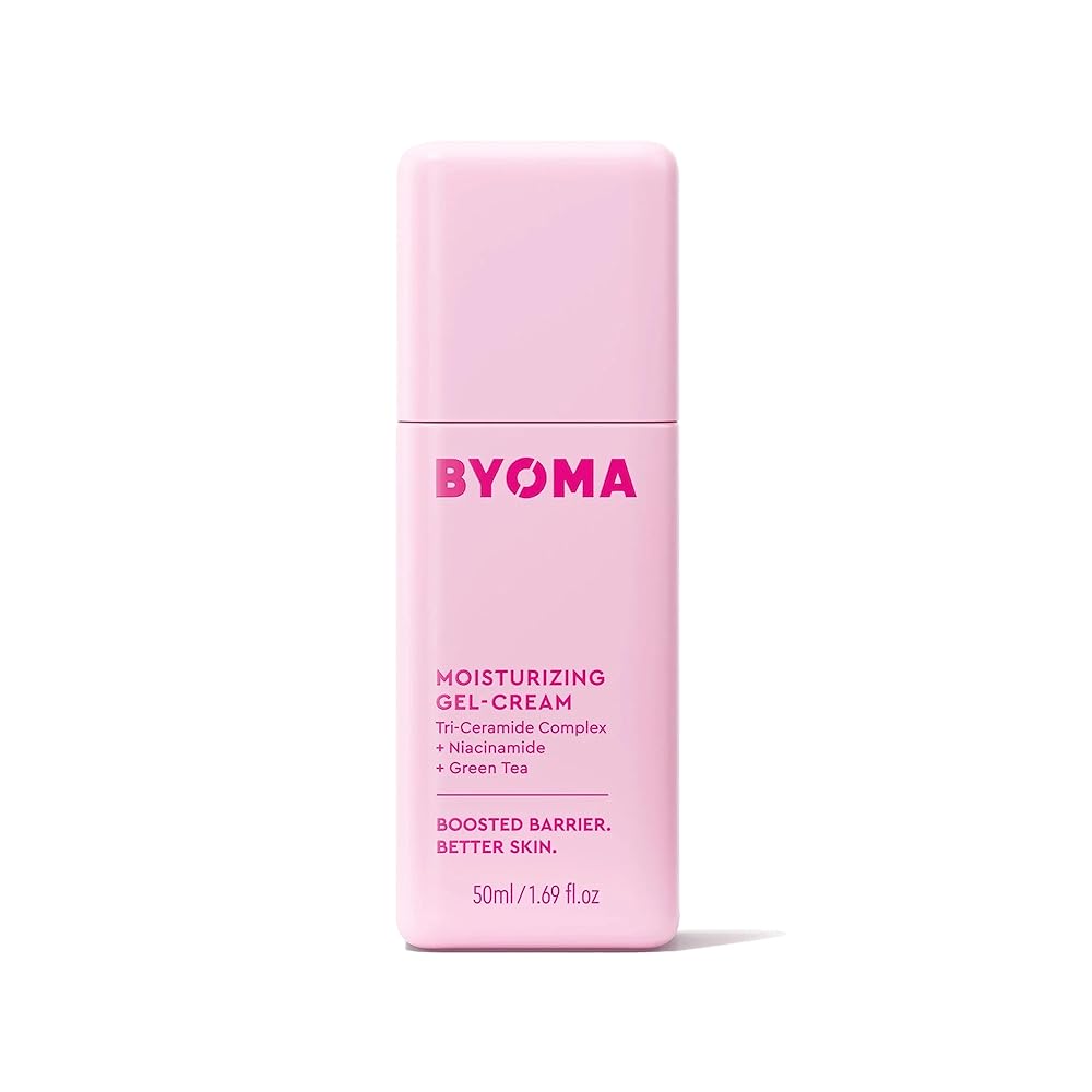 BYOMA Hydrating Gel Cream – Barrier Restore Gel Face Lotion Infused with Niacinamide and Inexperienced Tea – Ceramide Moisturizer for Dry Pores and skin – Alcohol-Free, Oil-Free Formulation