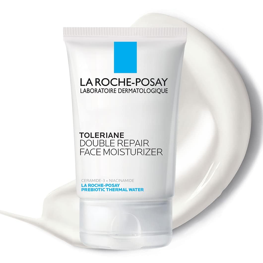 La Roche-Posay Toleriane Double Restore Face Cream | Each day Moisturizer Enriched with Ceramide and Niacinamide for All Pores and skin Varieties | Oil-Free and Perfume-Free